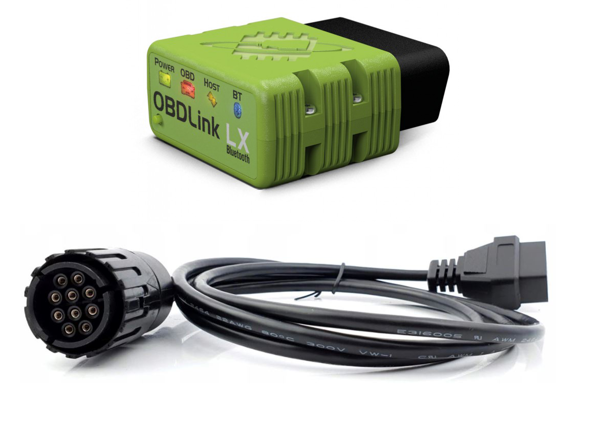 OBDLink LX interfejs diagnostyczny OBD2 + adapter 10pin